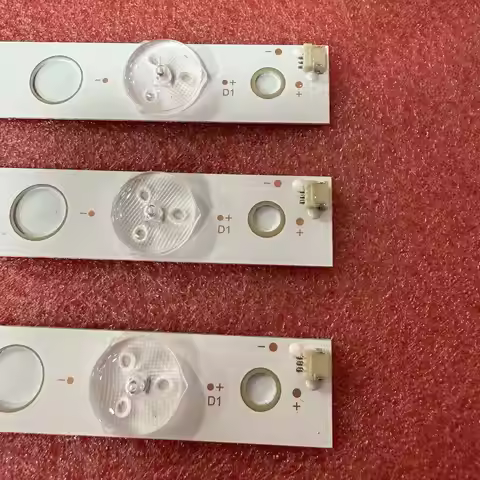 3pcs/set 9LED LED Strip for Sharp LC-43FG5242E LC-43UI7252E CRH-P43KP30300309641-REV1.1 BC RF-AJ430S