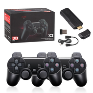 GD10วิดีโอเกม Stick 4K คอนโซล2.4G Wireless Controller 40000เกม128GB สำหรับ PS1/GBA เด็กคริสต์มาสของข