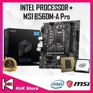 MSI B560M-A Pro B560 LGA1200 MOTHERBOARD + Intel 10TH / 11TH GEN CORE I3 / I5 / I7 / I9 CPU COMBO PR