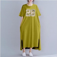 Jumbo long dress for women, oversized women's dress 120-140 plus size dress maxi dress long dress wo