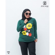 ATASAN WANITA KAOS ZOLAQU ORIGINAL GEBEL