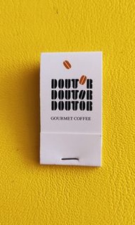 全新Doutor gourmet coffee日本著名Doutor咖啡全新火柴盒配白色火柴枝