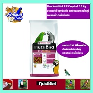 New NutriBird P15 Tropical 10 Kg อาหารสำเร็จรูปอัดเม็ด สำหรับนกปากขอใหญ่ และนกแก้ว วัยโตเต็มวัย