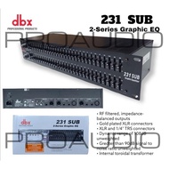 Equalizer DBX 231 SUB DBX 231SUB Grade A + Subwoofer Output Subwoofer