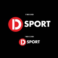 D Sport Sticker Cutting