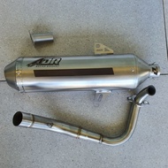 KNALPOT ADR RACING TYPE OP ONE VAPORBLASTING UNTUK MOTOR NMAXOLD NMAXNEW PCX150/160 VARIO125/150 AER