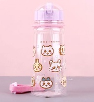 韓國 - CHIIKAWA 吸管水樽450ml (平行進口)