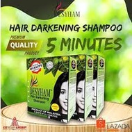 desyham hair darkening shampoo ( 5 sachet in 1 box)