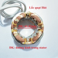Lốc Quạt Hút mùi lốc Tròn B3-46 fe dày ~1.6cm cuộn stato cuộn dây quạt điện 220Vac# phu tùng quạt
