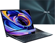 ASUS ZenBook Pro Duo 15 OLED UX582 Laptop, 15.6” OLED FHD Touch Display, Intel Core i9-12900H, 32GB, 1TB, GeForce RTX 3060 Laptop GPU, ScreenPad Plus, Windows 11 Pro, Celestial Blue,