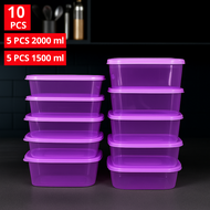 CALISTA MELATI PREMIUM 10PCS WADAH KULKAS FOOD PREPARASI/FOOD CONTAINER TEMPAT PENYIMPANAN KULKAS