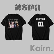 KAIRN - AESPA WINTER T-SHIRT AESPA TSHIRT KPOP T-SHIRT/ FANSMERCH/