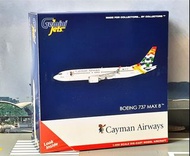 Geminijets 1:400,飛機模型, Cayman Airways 開曼航空 B737 MAX 8 , GJCAY1878
