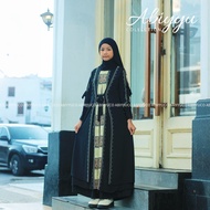 Gamis Abaya Turki Anak Perempuan Turkey Remaja untuk usia 4 sampai 13 tahun Bahan jersey dan ceruty