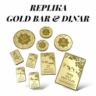 REPLIKA GOLD BAR @ DINAR (ACRYLIC PLASTIC 2mm) ‼️ FOR DISPLAY ONLY‼️