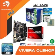 INTEL I5-6400 PROCESSOR + MB H110 - INTEL i5 6400 - MB + PROC PACKAGE - (BONUS FAN PROC INTEL)