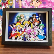 3D Multilayer Sailor Moon Poster