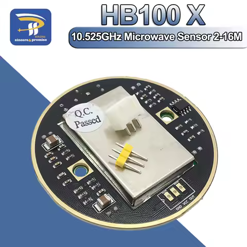 HB100 X 10.525GHz Microwave Sensor 2-16M Doppler Radar Human Body Induction Switch Module For Arduni