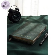 A5 Vintage 100GSM Professional Line PU Leather Notebooks Dusted Coloured Edges Stay Hungry Stay Fool