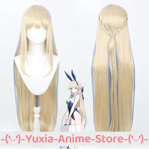 Blue Archive Toki Asuna Bunny Girl Cosplay Wig Anime Game Roleplay Party Costume Prop Wigs Synthetic