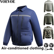 【VOEVOE】Fan Jacket for Men And Women Outdoor Work Jacket