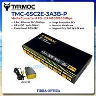 DS16 >> Ethernet Fiber Switch 6 SC 2 LAN /Media Converter Switch FO 6 SC 2 LAN