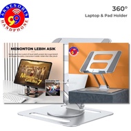 HP & TABLET HOLDER / HP & TABLET STAND MADE OF ROTARY IRON, STRONG, SAFE AND ANTI-SLIP