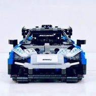Compatible with Lego Racing 42123 McLaren Seine GTR Sports Car Technology Machinery Set Assembled Bu