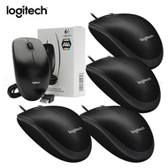 Logitech Mouse B100 เม้าส์มีสายแบบ USB ของแท้ รับประกันศูนย์ 3 ปี /OptionsDotCom