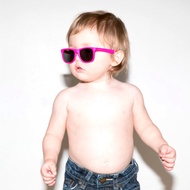 Hipsterkid 抗UV偏光嬰幼兒童太陽眼鏡(附固定繩) 繽紛桃