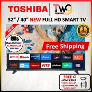 [FREE SHIPPING + 2 GIFT] Toshiba 32" / 43" FULL HD BASIC / SMART LED TV 32V31LP 32E31RP 43E31RP - Bo