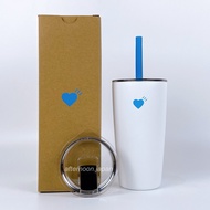 [Ready To Ship]Miir Stainless Steel Glass 2 Lids ️HUMAN MADE x 🩵BLUE BOTTLE COFFEE