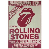Rolling Stones Dutch Tattoo You Concert Poster