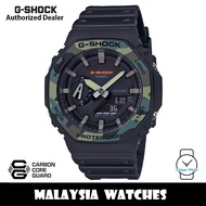 (OFFICIAL WARRANTY) Casio G-Shock GA-2100SU-1A Carbon Core Guard Camouflage Pattern Black Resin Watch GA2100SU GA-2100SU GA2100SU-1A GA-2100SU-1ADR