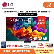 [FREE SHIP] LG 65'' 75'' 86'' QNED evo AI Mini LED QNED86 4K Smart TV 65QNED86BSA 75QNED86BSA