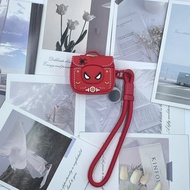 For GOOJODOQ J201 J206 Earphone Case Personality Spider-Man