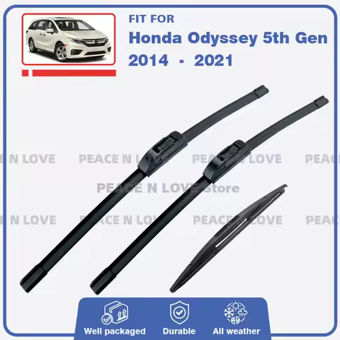 Front Rear Wiper Blades For Honda Odyssey 5th Gen RC RC1 RC2 RC4 2014 -2021 Windscreen Windshield Wi
