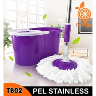 OMG Spin mop 360 rotated alat pel lantai Mop murah kain pel Alat Pembersih Praktis Pel-pelan Otomati