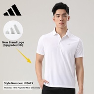 adidas | Quick-Dry Mens Large Plus Size Tennis Coach Polo T-Shirt