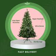 Dazzle - Premium Eira Alpine Christmas Tree (4ft / 5ft / 6ft / 7ft / 8ft) (120cm / 150cm / 180cm / 210cm / 240cm) [Lush Thick Leaves] [Local Seller! Fast Delivery]