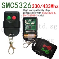 330Mhz SMC5326 Auto Gate Remote Control SMC5326S 433Mhz 8DIP Switch SMC5326P-3 Chip (Battery Include