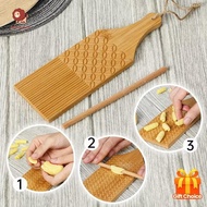 abongsea 1 Set Bamboo Pasta Making Tools Gnocchi Board Dough Sheeter Kitchen Noodle Maker Shaper Bam