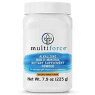 Multiforce Alkaline Powder-Natural Daily pH Balance Supplement. Bioavailable Alkalizing formula to B