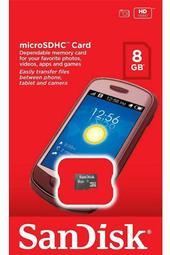 SanDisk 8GB 8G microSDHC micro SD UHS-1 Class4 記憶卡