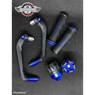 [3IN1 Proguard Carbon Crescent PACKAGE + Axle Road + domino Handgrip -JR