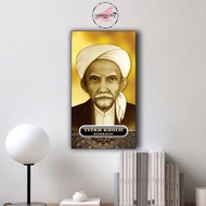 Foto Poster Kayu SYEKH KHOLIL BANGKALAN Ulama Wall Décor Bingkai Kayu