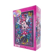 Shopee Arrival The Next Day Tenyo Disney Stained Glass Series Translucent Puzzle (266 Pieces) -Minni