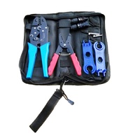 MC4 ชุดเครื่องมือ ชุดเครื่องมือ คีมเครื่องมือติดตั้งพลังงานแสงอาทิตย์ เครื่องตัดสายเคเบิล เครื่องมือ