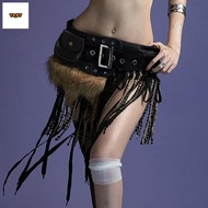 Trendy Faux Fur Mini Belt Bag - Gyaru Style for Women Club Parties