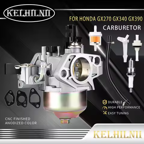 GX390 Carburetor for Honda GX340 13 HP 13HP 11HP GX 390 Engine Replace 16100-ZF6-V01 with Fuel Filte